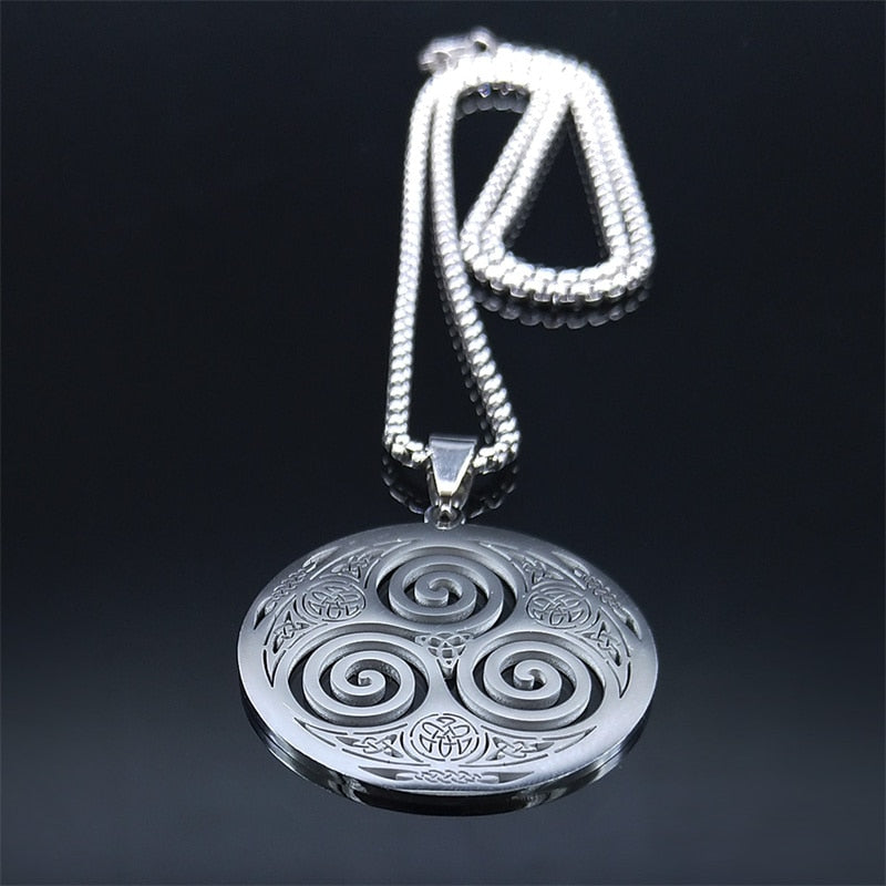 Stainless Steel Celtic Knot Necklace - Various designs