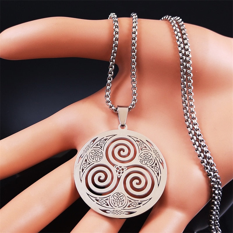 Stainless Steel Celtic Knot Necklace - Various designs