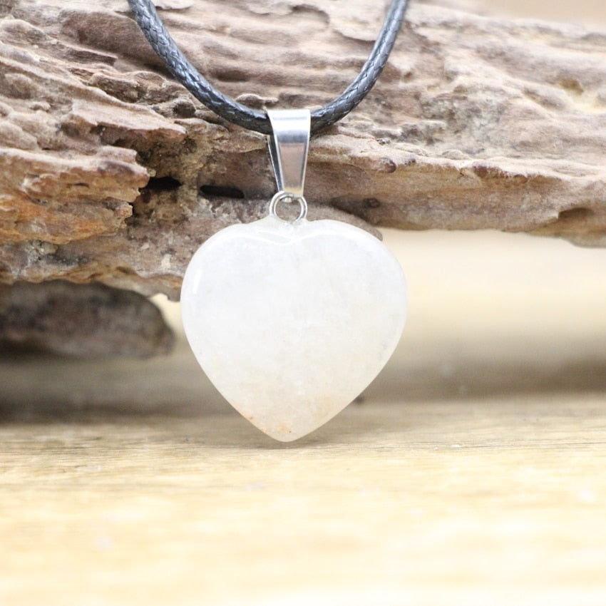 Natural Crystal Healing Pendant