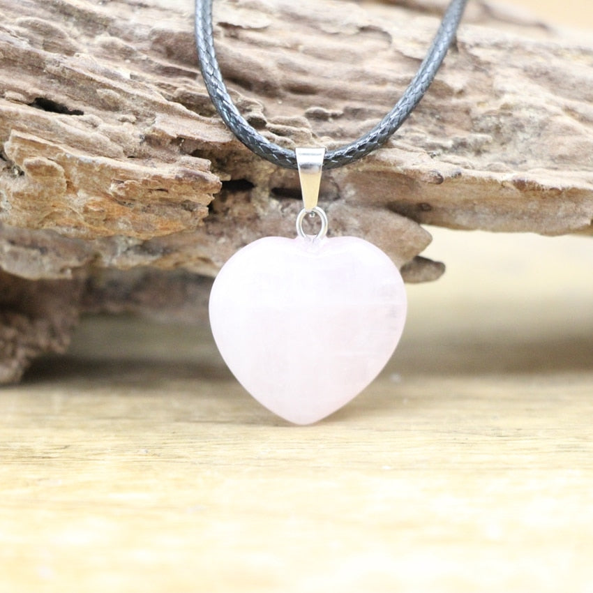 Natural Crystal Healing Pendant