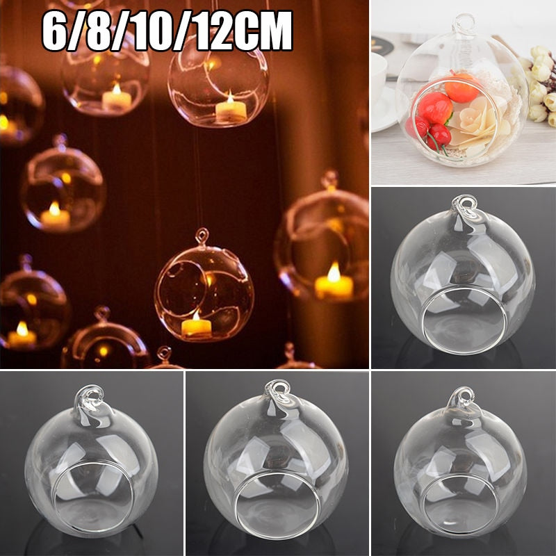 Suspended Glass Bauble - tealights/terrarium/witch ball