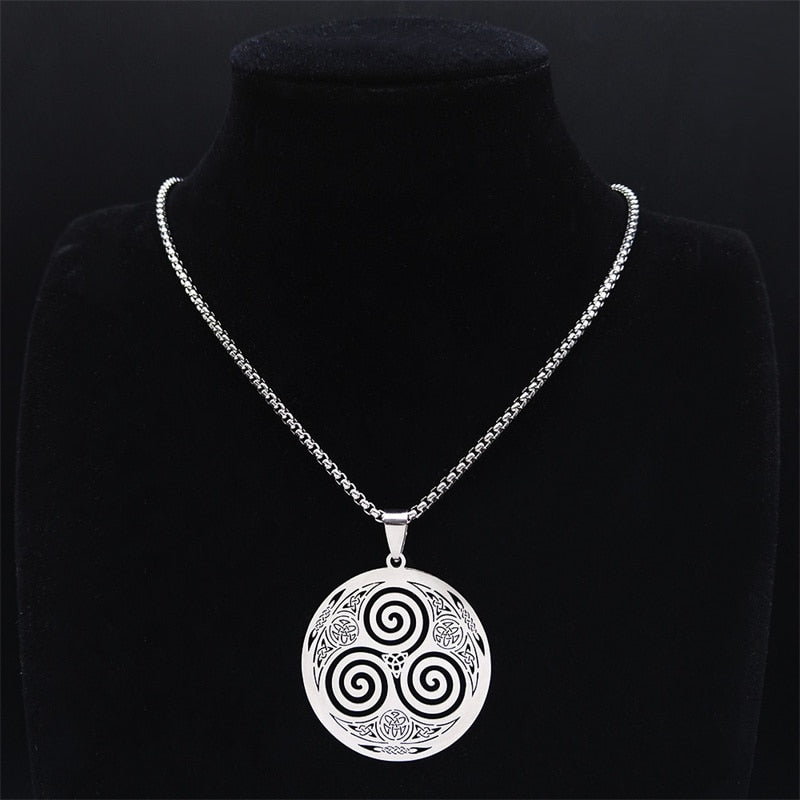 Stainless Steel Celtic Knot Necklace - Various designs