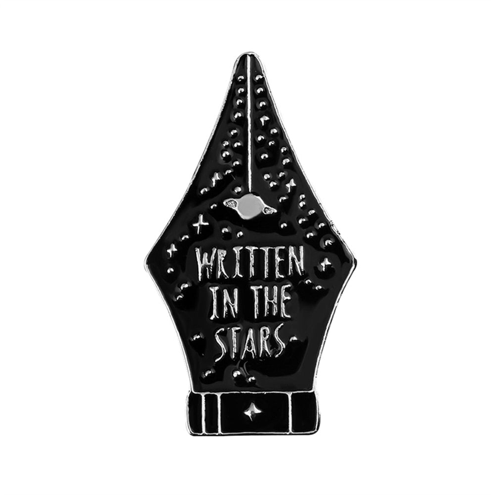 Witches Black Enamel Pins