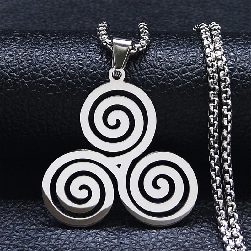 Stainless Steel Celtic Knot Necklace - Various designs