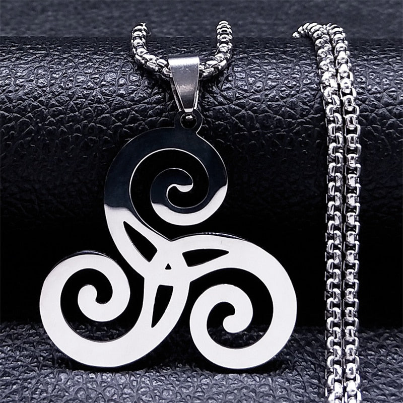 Stainless Steel Celtic Knot Necklace - Various designs