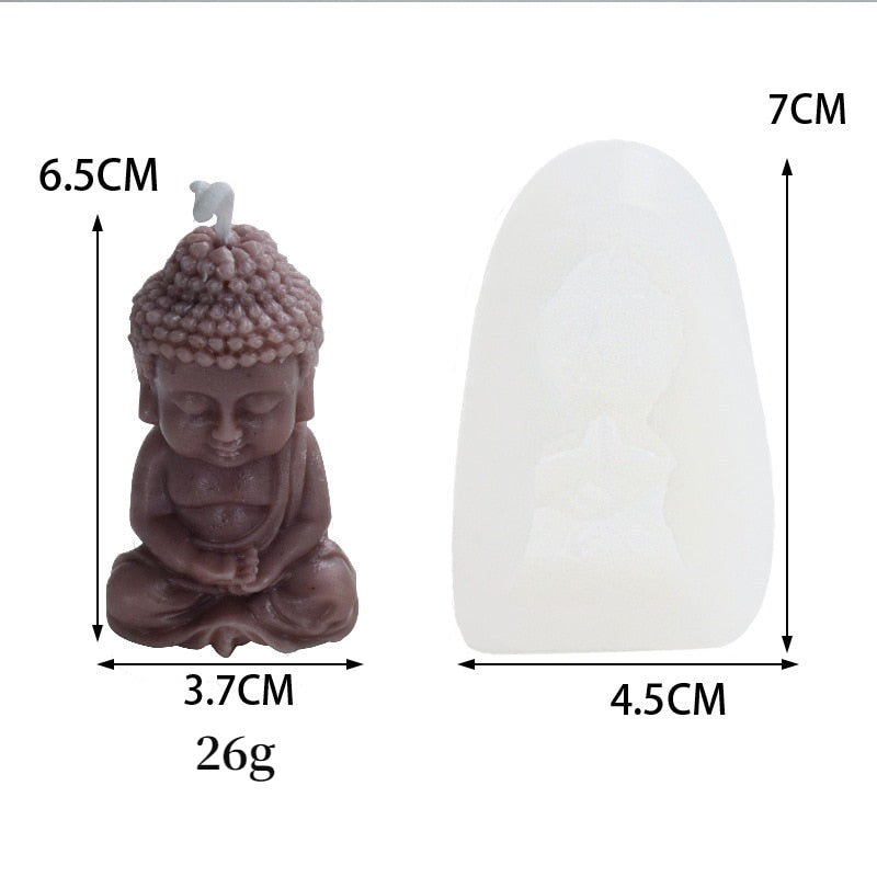 DIY Buddha Candle Mould