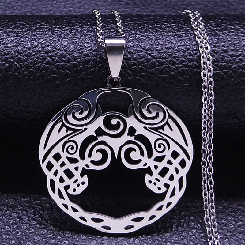 Stainless Steel Celtic Knot Necklace - Various designs