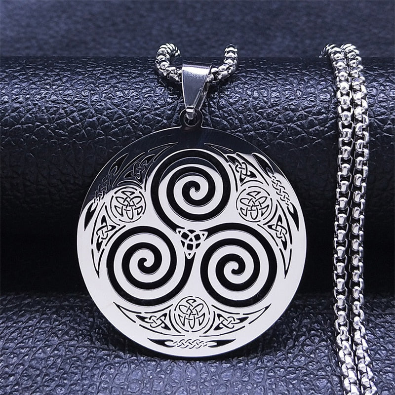 Stainless Steel Celtic Knot Necklace - Various designs