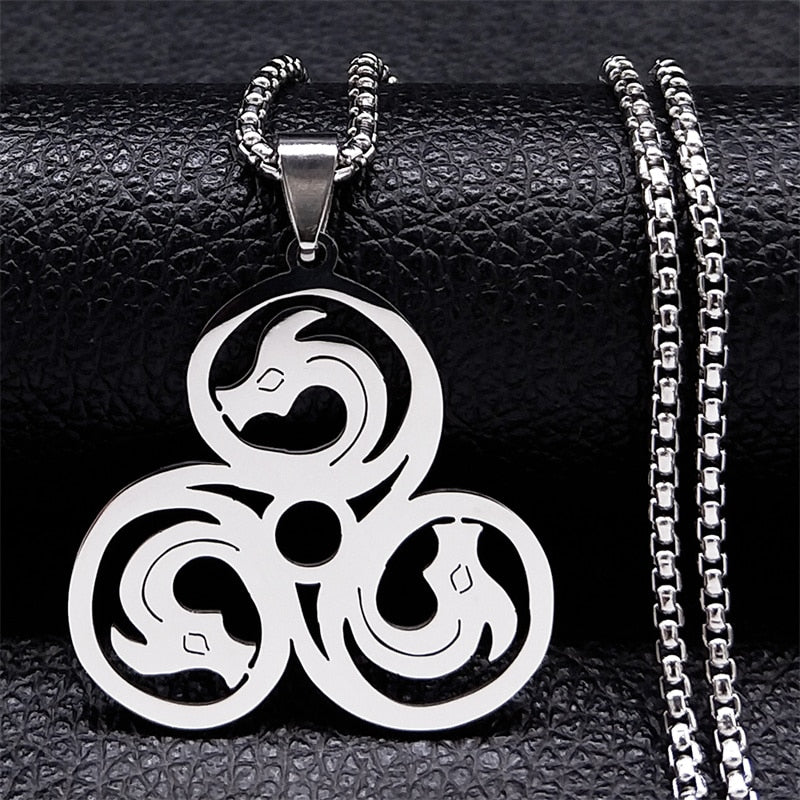 Stainless Steel Celtic Knot Necklace - Various designs