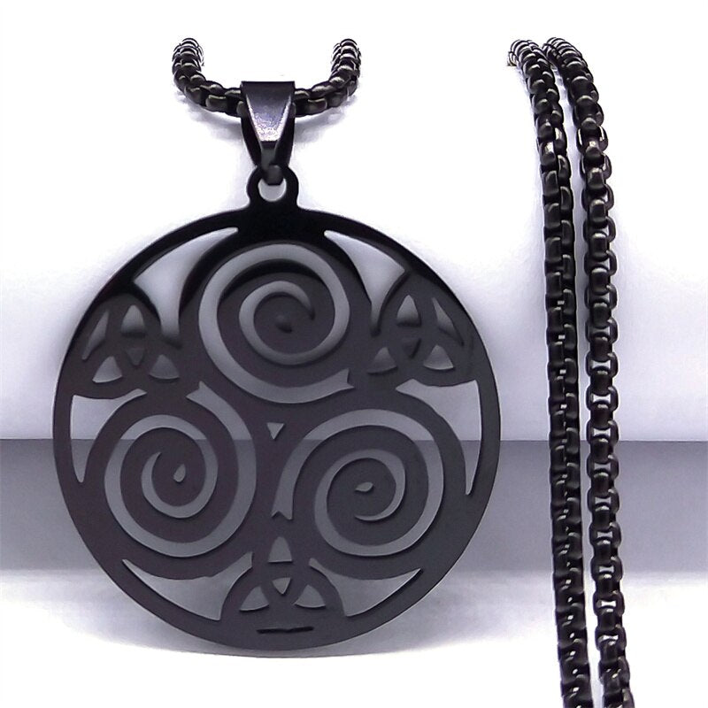 Stainless Steel Celtic Knot Necklace - Various designs