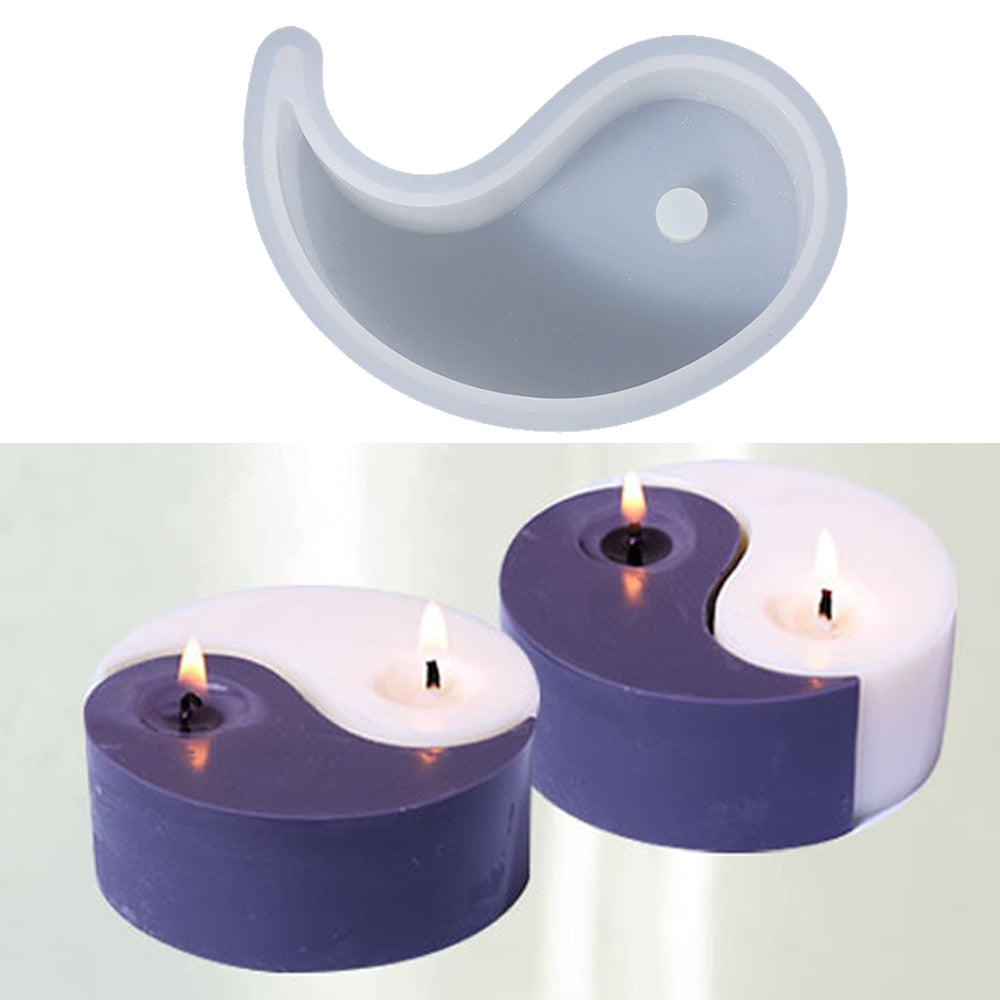 Yin Yang Candle Mould - create beautiful candles