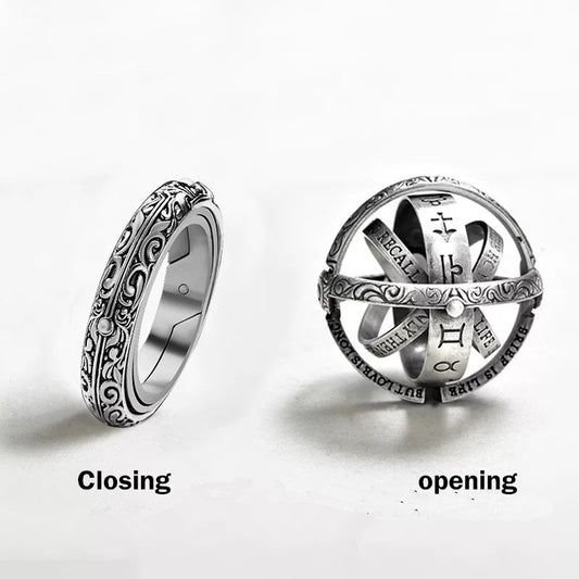 Stunning Astronomical Ball/fidget Ring